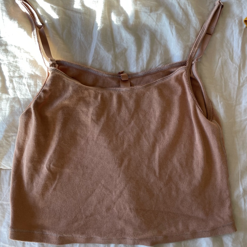 SKIMS Camel Logo Top